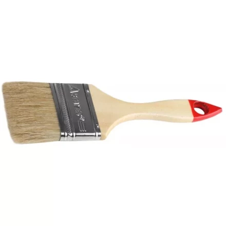 Кисть плоская STAYER "UNIVERSAL-STANDARD", светлая натуральная щетина, деревянная ручка, 63мм 0101-063 купить в Нефтеюганске