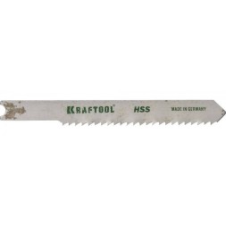 Полотна KRAFTOOL, U118B, для эл/лобзика, HSS, по металлу (1,5-5мм), US-хвост., шаг 2мм, 55мм, 2шт 159651-2