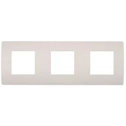 Панель СВЕТОЗАР накладная горизонтальная, 3 гнезда SV-55210-3