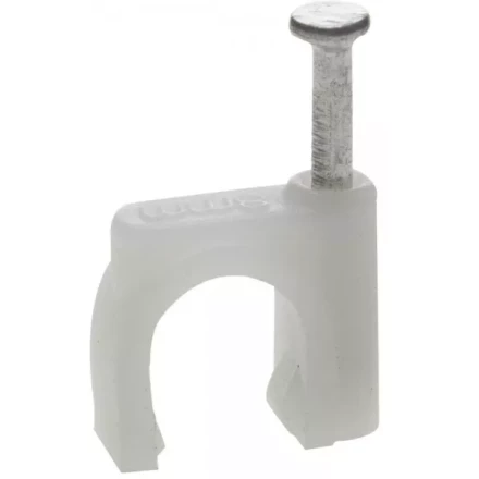 ЗУБР &quot;МАСТЕР&quot;. Скоба-держатель для круглого кабеля, с оцинкованным гвоздем, 10 мм, 40 шт 45111-10 купить в Нефтеюганске