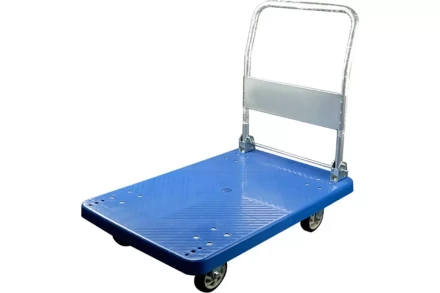 Тележка платформенная пластиковая 170 кг TOR PH170P (720х460) со складной ручкой (резина 100 мм) 1042363 купить в Нефтеюганске