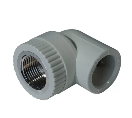 Уголок комб. PP-R ВР 25мм х 3/4 серый (25/100) 44173 купить в Нефтеюганске