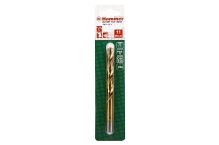 Сверло по металлу HAMMER Ф11х142мм (DR MT 11,0мм*142/94мм) купить в Нефтеюганске