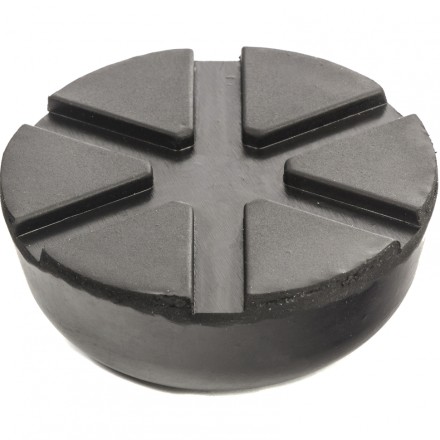 Резиновая опора для подкатного домкрата универсальная D=89 mm d=60 mm H=35 mm MATRIX 50910 купить в Нефтеюганске