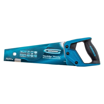 Ножовка по дереву &quot;PIRANHA&quot;, 300 мм, 7 TPI, 3D-зуб, двухкомпонентная рукоятка Gross 24122 купить в Нефтеюганске