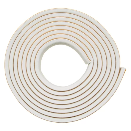 Уплотнитель резиновый, 12 м, профиль &quot;P&quot;, белый Сибртех 88907 купить в Нефтеюганске