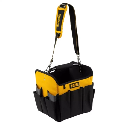 Переноска для инструмента, 260х240х300 мм, 22 кармана, наплечный ремень// Denzel 90294 купить в Нефтеюганске