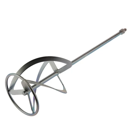 Насадка для миксера Сибртех, для тяжелых растворов, 140 х 590 мм, оцинкованная, хвостовик резьба М14, 848957 купить в Нефтеюганске