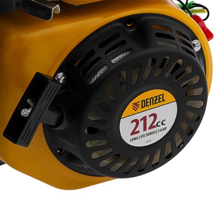 Двигатель бензиновый Denzel RX-17S, 7 л.с., 212 см3, горизонтальный вал шлиц 25 мм 95102 купить в Нефтеюганске