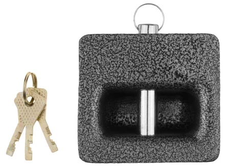 Замок навесной ЗУБР &quot;МАСТЕР&quot; повышенной защищенности, дисковый механизм секрета, ключ 7 PIN, 85х80мм 3720-10_z01 купить в Нефтеюганске