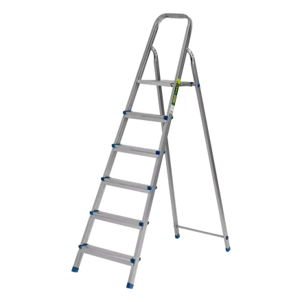 Стремянка Сибртех 97838, 6 ступеней, стальная, оцинкованная купить в Нефтеюганске