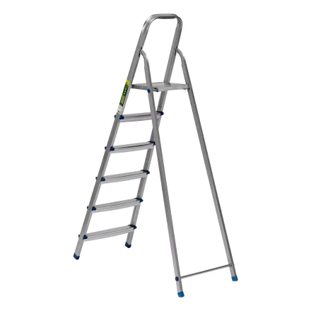 Стремянка Сибртех 97838, 6 ступеней, стальная, оцинкованная купить в Нефтеюганске