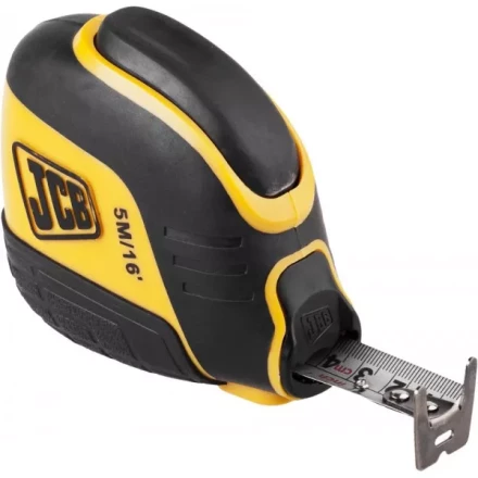 Рулетка JCB, автостоп, двусторонняя шкала, двухкомпонентный корпус, 5м JMS003 купить в Нефтеюганске