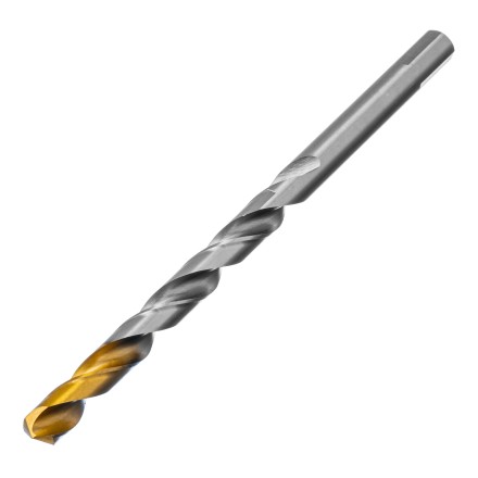 Сверло спиральное по металлу Denzel 12 x 205 мм, Р6М5, Golden Tip, удлиненное 718265 купить в Нефтеюганске