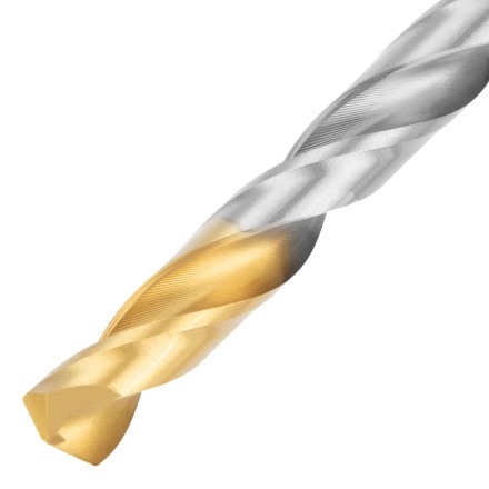 Набор сверл по металлу Denzel, 2-8мм, Р6М5-TiN, Golden Tip, 6 шт, 723000 купить в Нефтеюганске