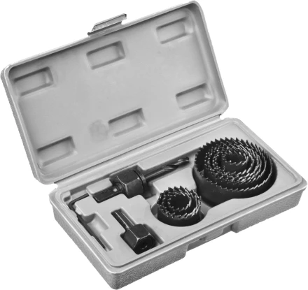 Набор STAYER &quot;MASTER&quot;: Коронки по дереву, d=11, 22, 29, 32, 35, 38, 44, 51, 64мм, 11шт 29600-H11 купить в Нефтеюганске