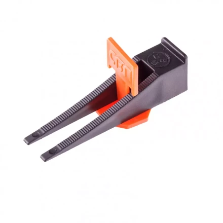 Система выравнивания плитки СВП - комплект: зажим + клин 250/250 шт Сибртех 88075 купить в Нефтеюганске