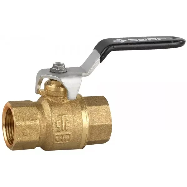 Кран шаровой ЗУБР полнопроходной "мама-мама", ручка, латунь DZR, 3/4" 4-51320-L-3/4 купить в Нефтеюганске