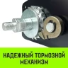 Лебедка ручная барабанная с тормозом HITCH HWB 800 800 кг лента 10 м (SZ073183) купить в Нефтеюганске