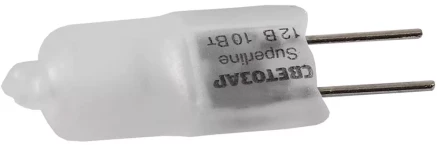 Лампа галогенная СВЕТОЗАР капсульная, матовое стекло, цоколь G4, диаметр 9мм, 10Вт, 12В SV-44761-M купить в Нефтеюганске