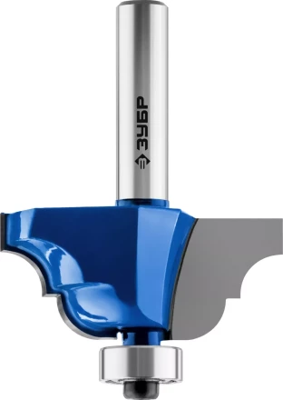 ЗУБР 42.8 x 19 мм, радиус 6.3 мм, фреза кромочная калевочная №4, Профессионал (28705-42.8) купить в Нефтеюганске