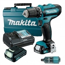 Аккумуляторная дрель-шуруповерт Makita DF331DWYE4 купить в Нефтеюганске