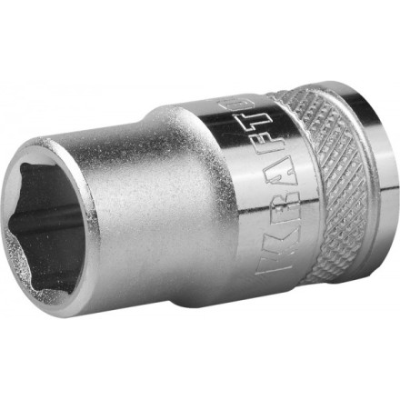 Торцовая головка KRAFTOOL &quot;INDUSTRIE QUALITAT&quot;, Cr-V, FLANK, хромосатинированная, 1/2&quot;, 13 мм 27805-13_z01 купить в Нефтеюганске