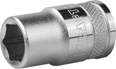 Торцовая головка KRAFTOOL &quot;INDUSTRIE QUALITAT&quot;, Cr-V, FLANK, хромосатинированная, 1/2&quot;, 13 мм 27805-13_z01 купить в Нефтеюганске