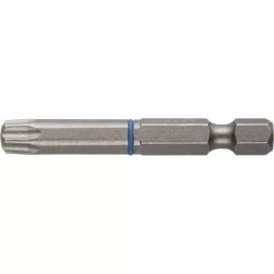 Биты ЗУБР "ЭКСПЕРТ" торсионные кованые, обточенные, хромомолибденовая сталь, тип хвостовика E 1/4", T30, 50мм, 2шт 26015-30-50-2