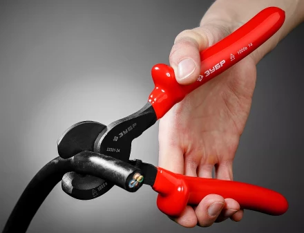 Кабелерез ЗУБР "ЭКСПЕРТ" "ЭЛЕКТРИК", высоковольтный до ~1000В, кабель до 60 кв.мм 23331-24_z01 купить в Нефтеюганске