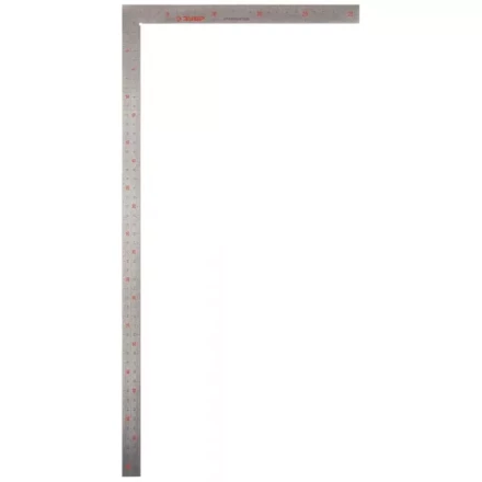 Угольник ЗУБР &quot;ЭКСПЕРТ&quot; столярный нерж. сталь, шкала: шаг 1 мм, гравированная, 500 х 250 мм 34350-50 купить в Нефтеюганске