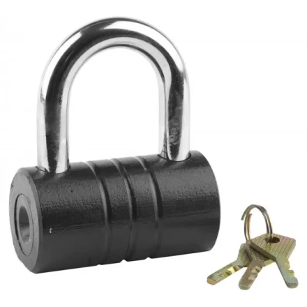 Замок ЗУБР &quot;МАСТЕР&quot; навесной, повышенной защищенности, дисковый механизм секрета, ключ 7 &quot;пинов&quot;, 82 x 46 мм 3720-21_z01 купить в Нефтеюганске