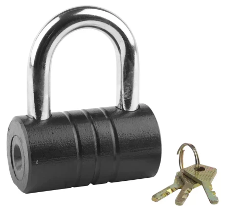 Замок ЗУБР &quot;МАСТЕР&quot; навесной, повышенной защищенности, дисковый механизм секрета, ключ 7 &quot;пинов&quot;, 82 x 46 мм 3720-21_z01 купить в Нефтеюганске