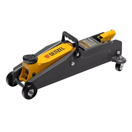 Домкрат гидравлический подкатной Denzel 51230, 2 т, 135-385 мм купить в Нефтеюганске