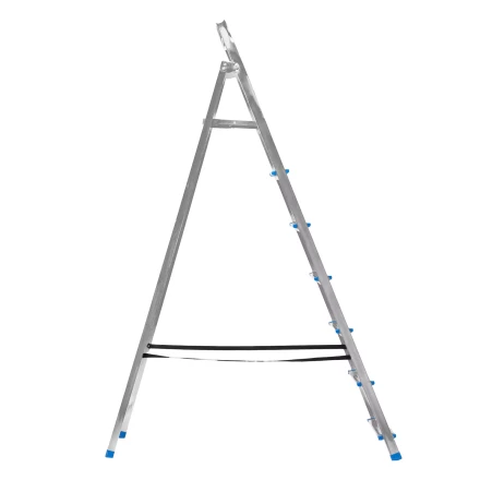 Стремянка Сибртех 97839, 7 ступеней, стальная, оцинкованная купить в Нефтеюганске