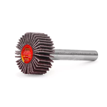 Круг MESSER шлифовальный лепестковый с оправкой (на шпильке) 22х10х6  #80 купить в Нефтеюганске