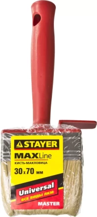 Макловица STAYER &quot;MASTER&quot; UNIVERSAL, светлая щетина, пластмассовый корпус, 3х7см 01824-07 купить в Нефтеюганске