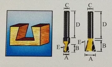 Фреза &quot;ласточкин хвост&quot; , Makita D-10920 купить в Нефтеюганске