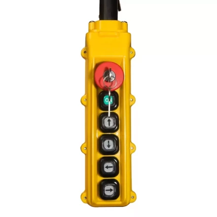 Пульт управления для талей CD (4 кнопки + пуск + аварийный бутон 380в) 1001742 купить в Нефтеюганске