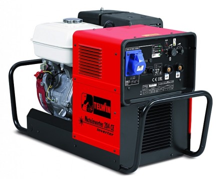 Инверторный сварочный бензогенератор Telwin MOTOINVERTER 204 CE двигатель HONDA купить в Нефтеюганске