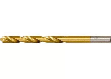 Сверло по металлу 4,5 мм HSS нитридтитановое покрытие цилиндрический хвостовик MATRIX 717450 купить в Нефтеюганске