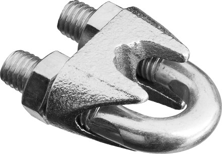 Зажим троса DIN 741, оцинкованный, 5мм, 100 шт, STAYER Master 30535-05 30535-05 купить в Нефтеюганске