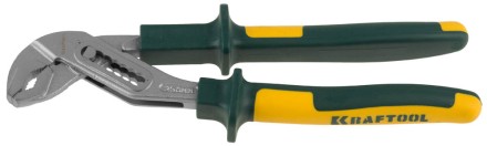 Клещи &quot;KRAFT-MAX&quot;, переставные, Cr-Mo, маслобензост двухкомп рукоятки, шарнирное соединение с повыш износост, 250мм, KRAFTOOL 22011-10-25 купить в Нефтеюганске