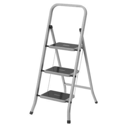 Стремянка 3 ступени с резиновыми ковриками Сибртех 97868 купить в Нефтеюганске
