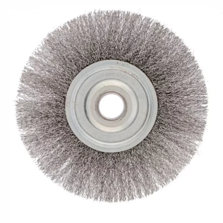 Щетка для УШМ 175 мм посадка 22,2 мм плоская витая проволока Сибртех 746667 купить в Нефтеюганске