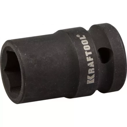 Торцовая головка KRAFTOOL &quot;INDUSTRIE QUALITAT&quot; ударная (1/2&quot;), FLANK, Cr-Mo, фосфатированная, 14 мм 27940-14_z01 купить в Нефтеюганске