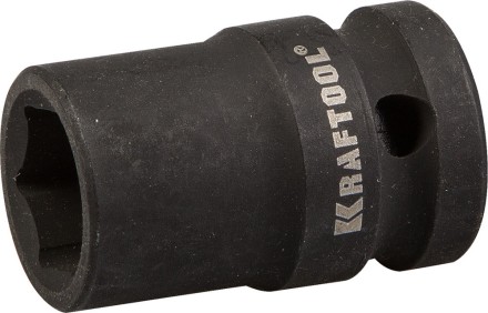 Торцовая головка KRAFTOOL &quot;INDUSTRIE QUALITAT&quot; ударная (1/2&quot;), FLANK, Cr-Mo, фосфатированная, 14 мм 27940-14_z01 купить в Нефтеюганске