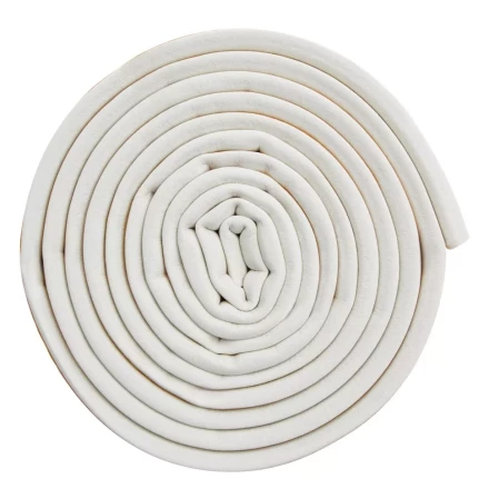 Уплотнитель резиновый, 12 м, профиль &quot;D&quot;, белый Сибртех 88909 купить в Нефтеюганске