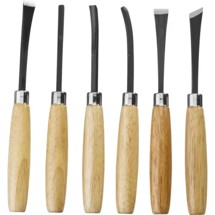 Набор STAYER: Резцы фигурные, с деревянной ручкой, 6шт 1832-H6 купить в Нефтеюганске