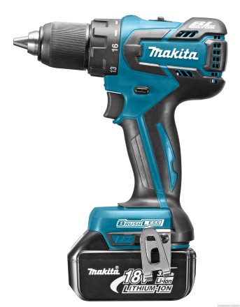 Аккумуляторная ударная дрель-шуруповерт Makita BHP343RFE купить в Нефтеюганске